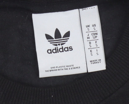 Adidas Men's Black S Berlin Love Your City Graphic Pullover Sweatshirt