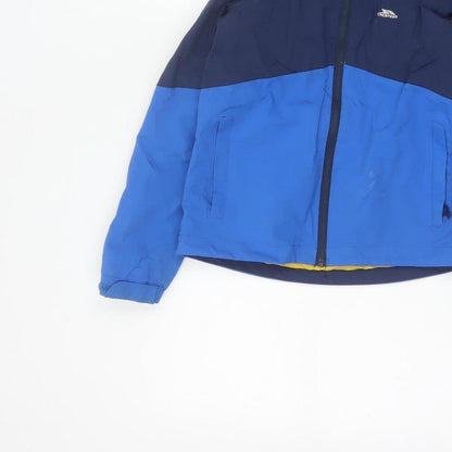 Trespass Boys Blue 7-8 Years Ski Jacket Waterproof Hooded TP50