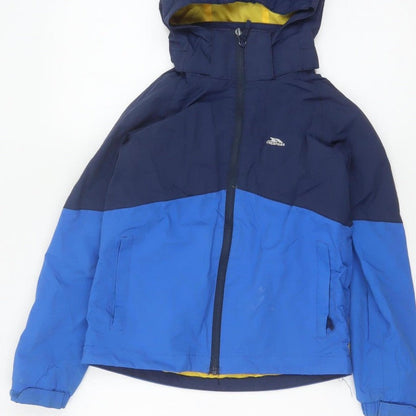 Trespass Boys Blue 7-8 Years Ski Jacket Waterproof Hooded TP50