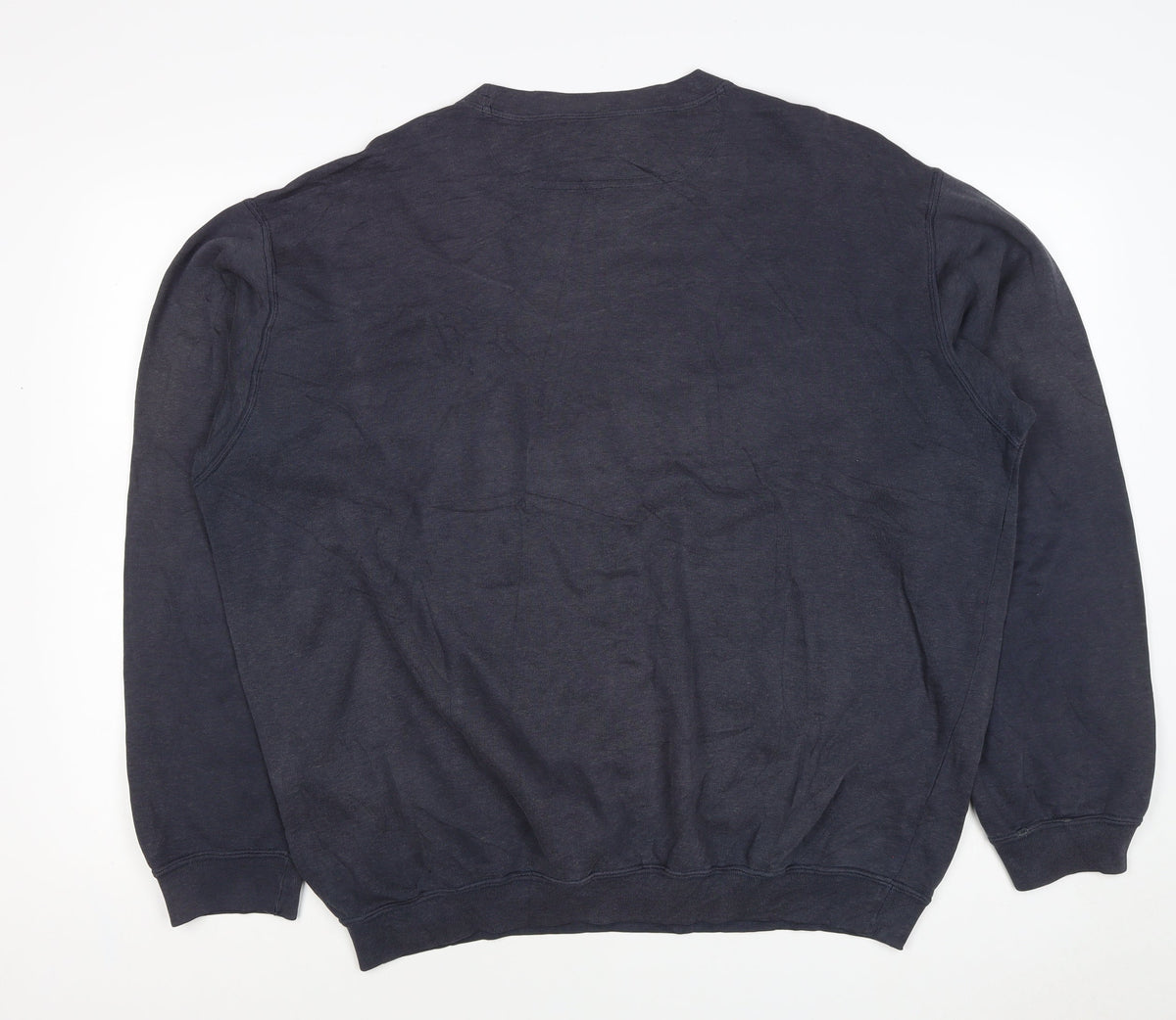 Champion Men Blue XL Vintage Crew Neck Logo Pullover Sweatshirt