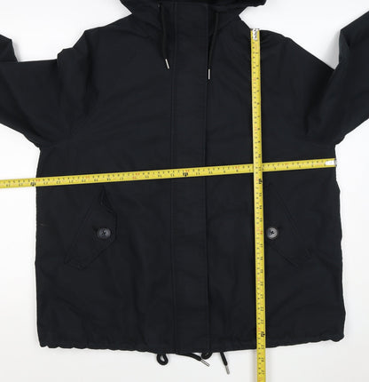 Marks and Spencer Women Black S Stormwear Hooded Parka Rain Jacket
