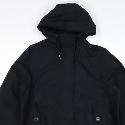 Marks and Spencer Women Black S Stormwear Hooded Parka Rain Jacket