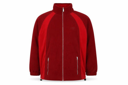 Cotton Traders Men's Red XL Fleece Full Zip Jacket Zipped Pockets