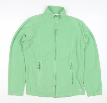 Country Rose Women’s Green M Fleece Full Zip Outdoor Jacket