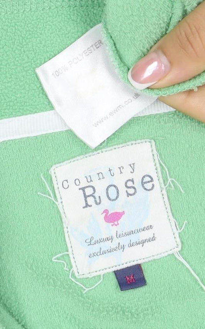 Country Rose Women’s Green M Fleece Full Zip Outdoor Jacket