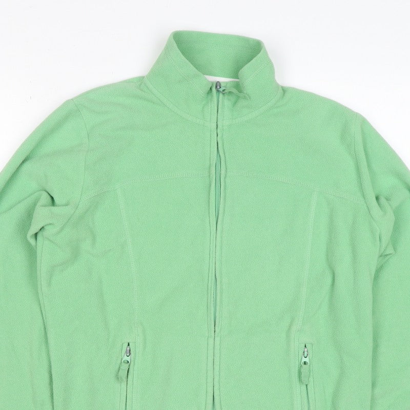 Country Rose Women’s Green M Fleece Full Zip Outdoor Jacket