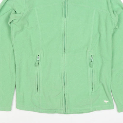 Country Rose Women’s Green M Fleece Full Zip Outdoor Jacket