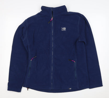 Karrimor Women’s Blue UK 14 Fleece Jacket Full Zip Outdoor