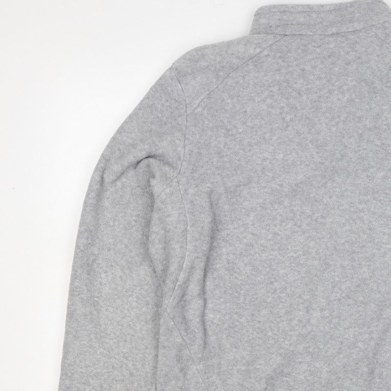 Quechua Men Grey 2XL Fleece Full Zip Hiking Jacket