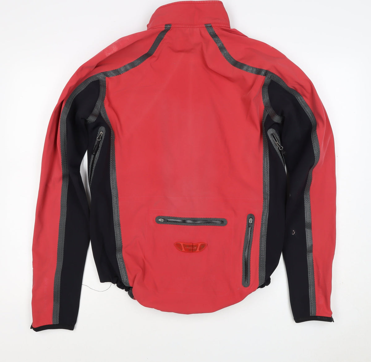 Endura Men’s Red Black M Cycling Windbreaker Full Zip Jacket