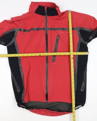 Endura Men’s Red Black M Cycling Windbreaker Full Zip Jacket