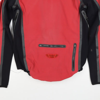 Endura Men’s Red Black M Cycling Windbreaker Full Zip Jacket