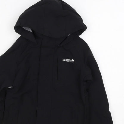 Regatta Boys Black 3-4 Years Hooded ISOtex Waterproof Softshell Jacket