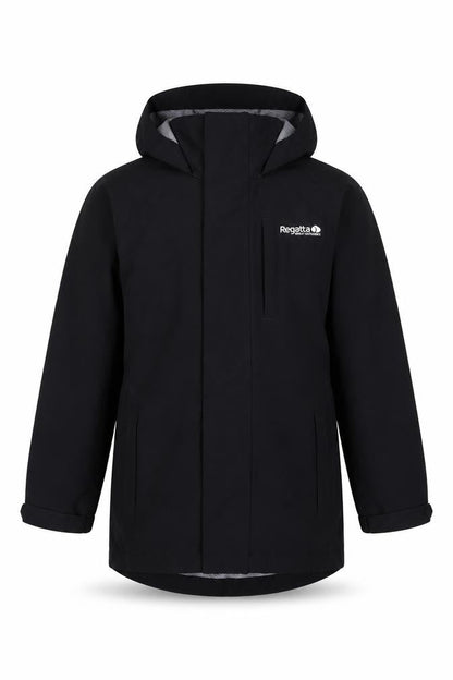 Regatta Boys Black 3-4 Years Hooded ISOtex Waterproof Softshell Jacket
