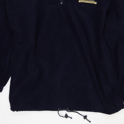 Result Men’s Blue L 1/4 Zip Fleece Sweatshirt Glen Moray Logo