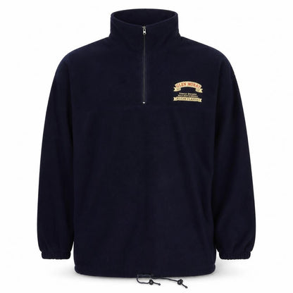 Result Men’s Blue L 1/4 Zip Fleece Sweatshirt Glen Moray Logo