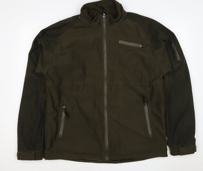 Seeland Men’s Green Size 54 Soft Shell Hunting Jacket Full Zip Pockets