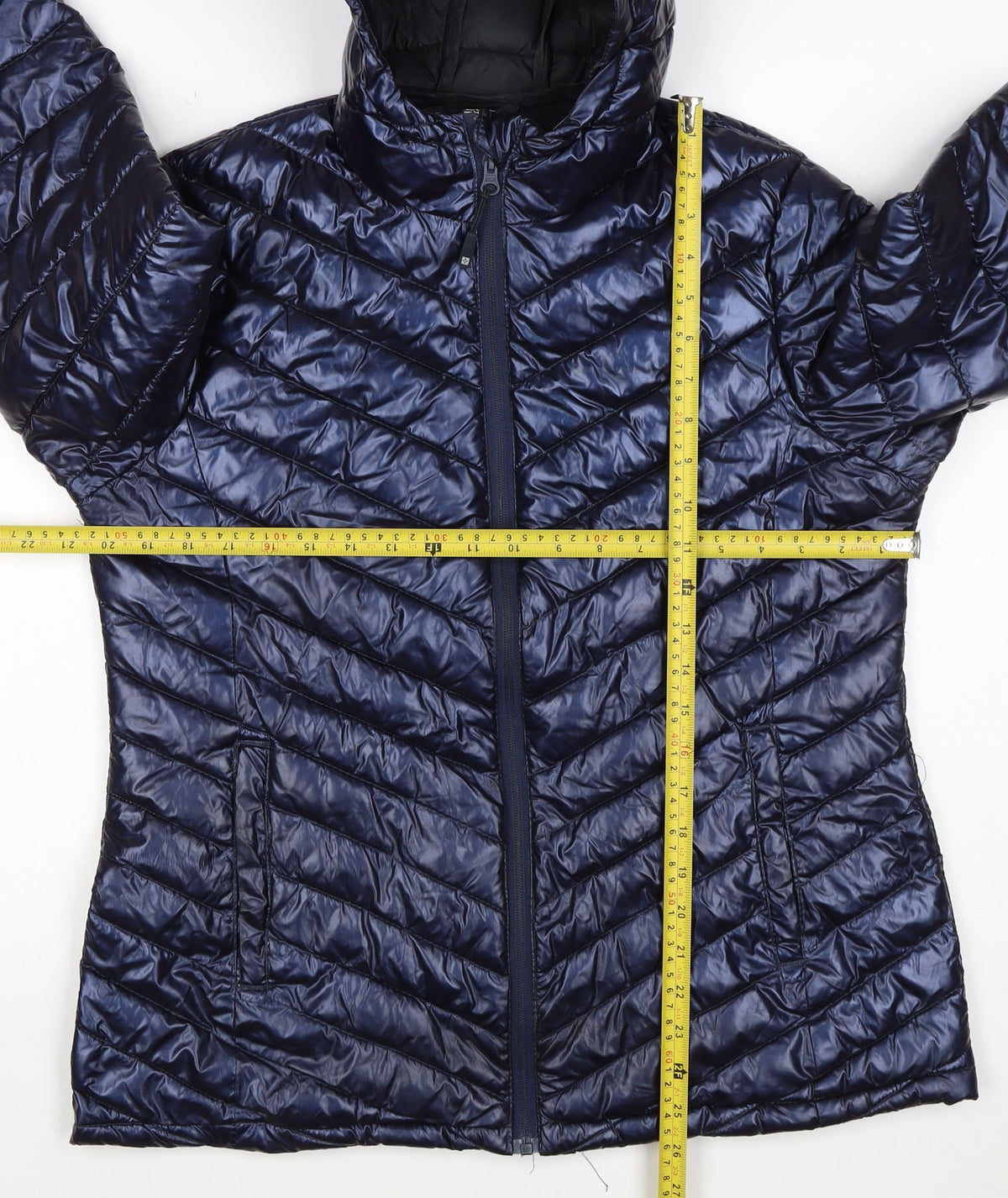 Mountain Warehouse Women’s Blue UK 14 Hooded Quilted Puffer Jacket