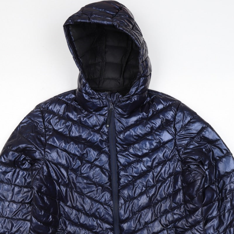 Mountain Warehouse Women’s Blue UK 14 Hooded Quilted Puffer Jacket