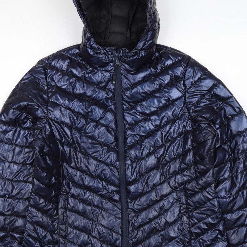 Mountain Warehouse Women’s Blue UK 14 Hooded Quilted Puffer Jacket