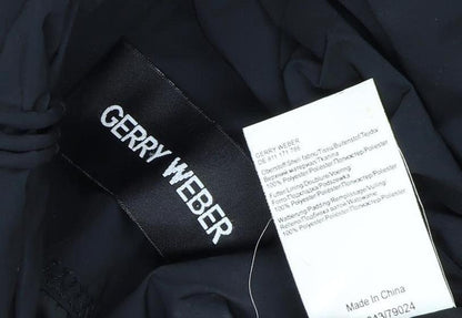 Gerry Weber Women’s Black UK 12 Hooded Padded Button Coat