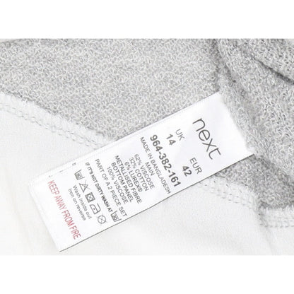 Next Women Multicoloured UK 14 Layered Knit Long Sleeve Tunic Blouse