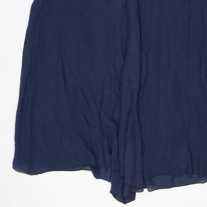 Apricot Women’s Navy Blue UK 16 Long Wrap Viscose Skirt