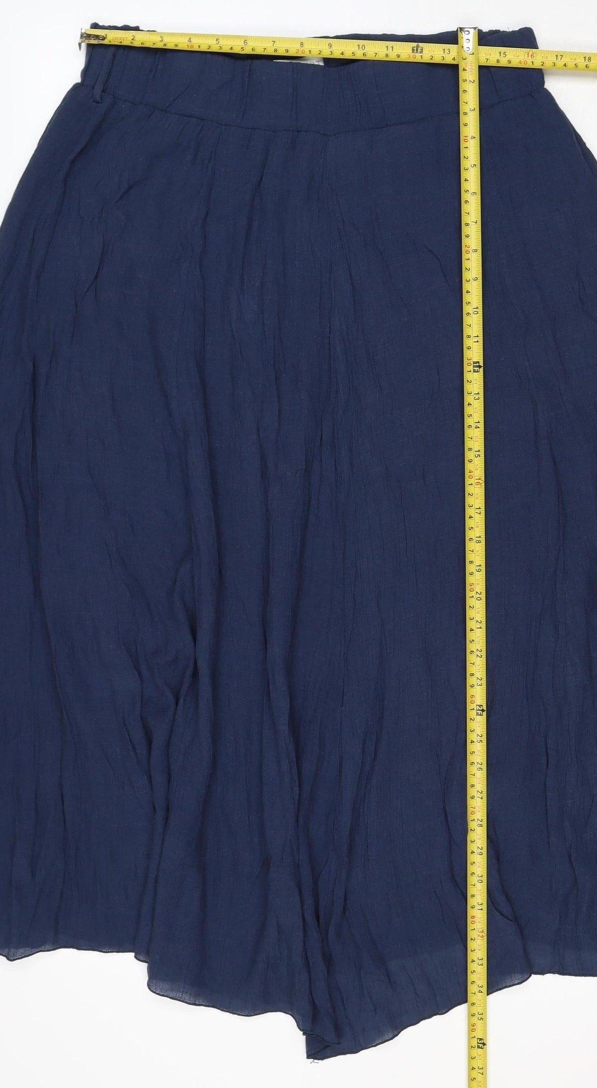 Apricot Women’s Navy Blue UK 16 Long Wrap Viscose Skirt