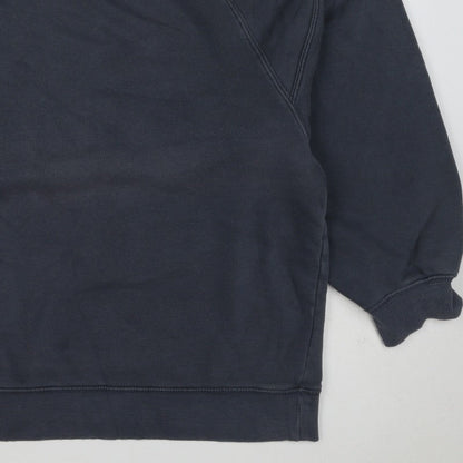 Pull&Bear Women’s Grey M Crew Neck Raglan Pullover Sweatshirt