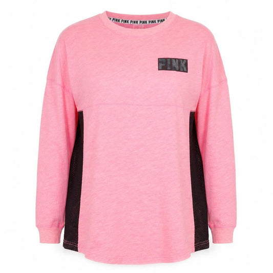Victoria's Secret PINK Women's Pink S Petite Pullover Logo Sweatshirt