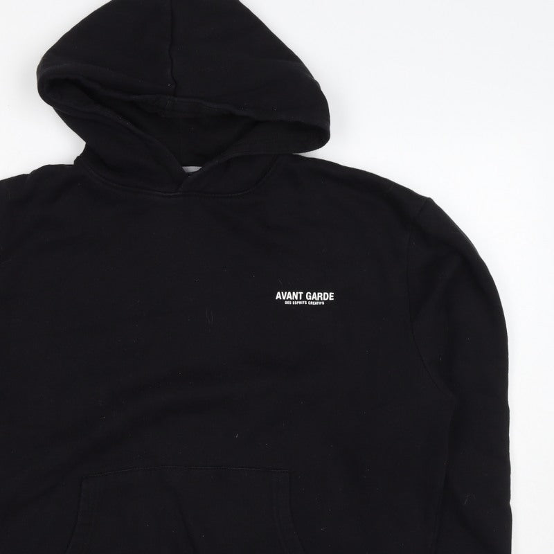Avant Garde Paris Men’s Black M Pullover Hoodie Graphic Logo