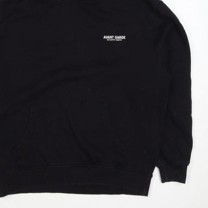 Avant Garde Paris Men’s Black M Pullover Hoodie Graphic Logo