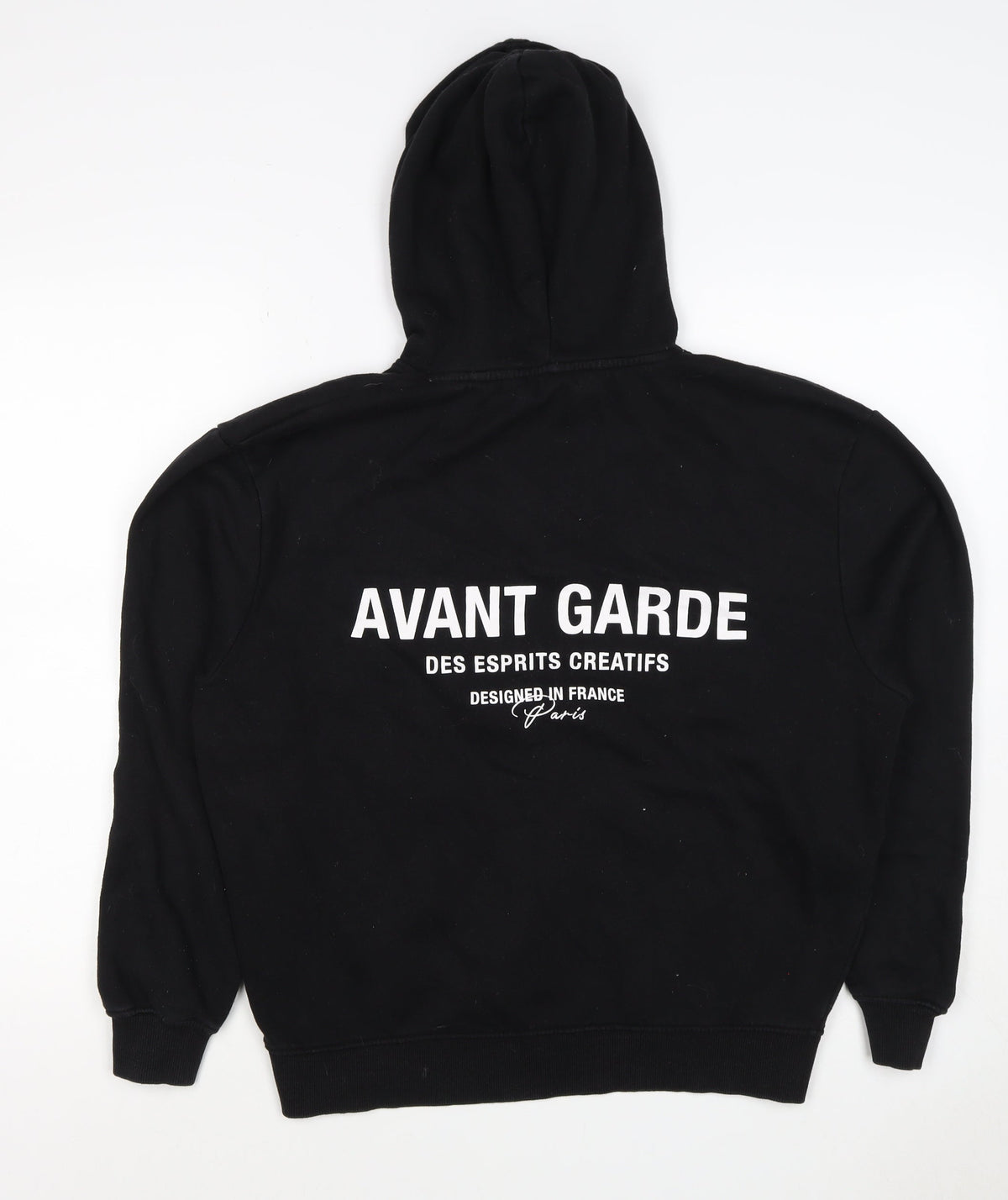Avant Garde Paris Men’s Black M Pullover Hoodie Graphic Logo