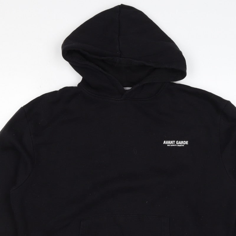 Avant Garde Paris Men’s Black M Pullover Hoodie Graphic Logo
