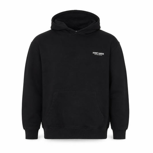 Front view of Avant Garde Paris Men’s Black M Pullover Hoodie Graphic Logo