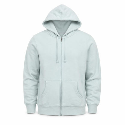 Yorkshire Trading Co. Men’s Grey M Full Zip Hooded Fleece Hoodie