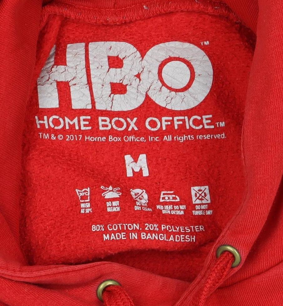 HBO Men’s Red M Pullover Hoodie Tyrion Lannister Quote Graphic