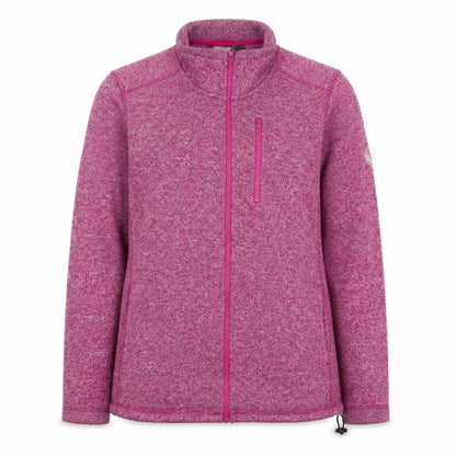 Cotton Traders Women’s Pink M Fleece Full Zip Collared Jacket