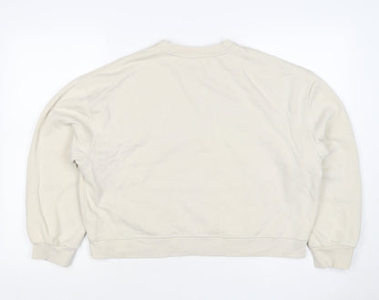 Nobody's Child Women’s Ivory M Kindness Embroidered Sweatshirt