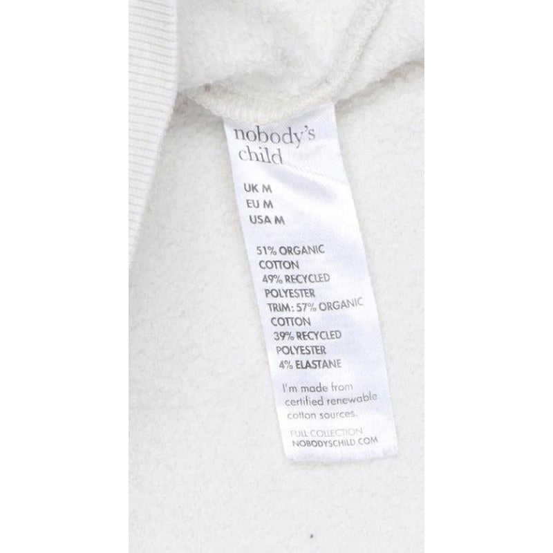 Nobody's Child Women’s Ivory M Kindness Embroidered Sweatshirt