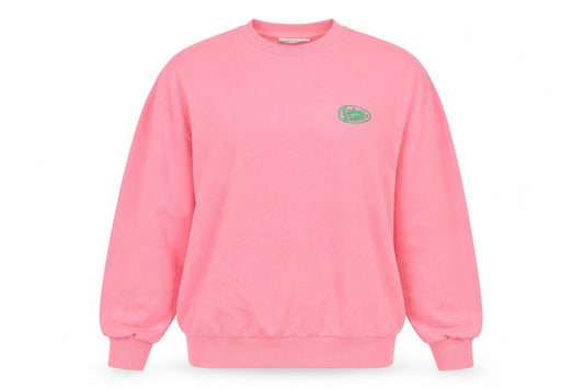 Junkyard Women’s Pink S Take Care Logo Crew Neck Sweatshirt