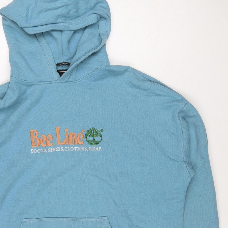 Bee Line Billionaire Boys Club Men's Blue L Relaxed Pullover Hoodie