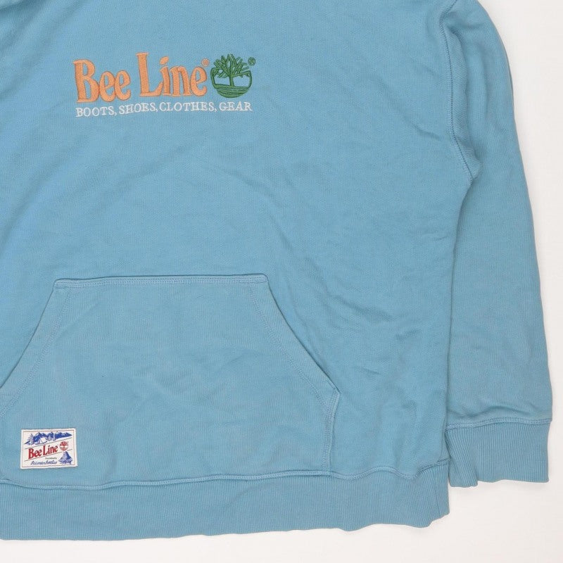 Bee Line Billionaire Boys Club Men's Blue L Relaxed Pullover Hoodie