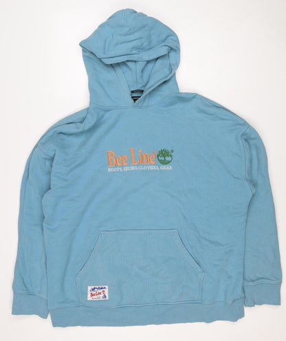 Bee Line Billionaire Boys Club Men's Blue L Relaxed Pullover Hoodie