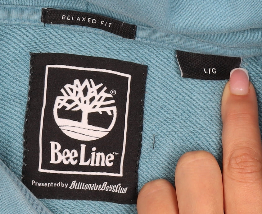 Bee Line Billionaire Boys Club Men's Blue L Relaxed Pullover Hoodie