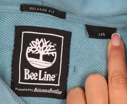 Bee Line Billionaire Boys Club Men's Blue L Relaxed Pullover Hoodie