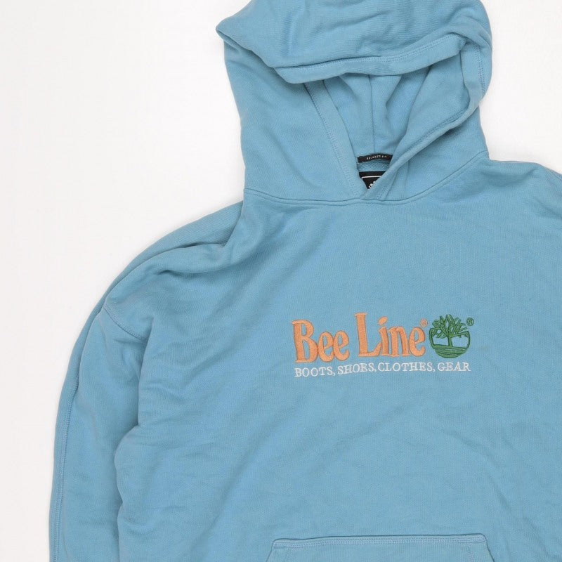 Bee Line Billionaire Boys Club Men's Blue L Relaxed Pullover Hoodie