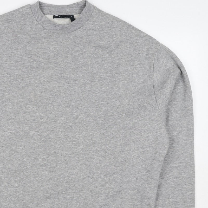 ASOS Design Men’s Grey XS Crew Neck Fleece Pullover Sweatshirt