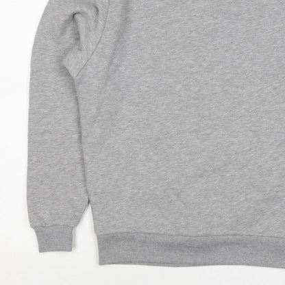 ASOS Design Men’s Grey XS Crew Neck Fleece Pullover Sweatshirt