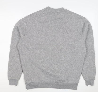 ASOS Design Men’s Grey XS Crew Neck Fleece Pullover Sweatshirt